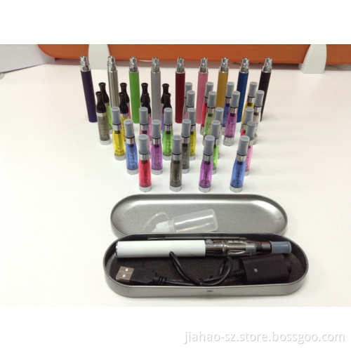 EGO CE5+ Single Kits for Electronic Cigarette E-Cigarett Kits in a Metal Case Invisible Coil Atomizer Promotion Price DHL Free Shiipping